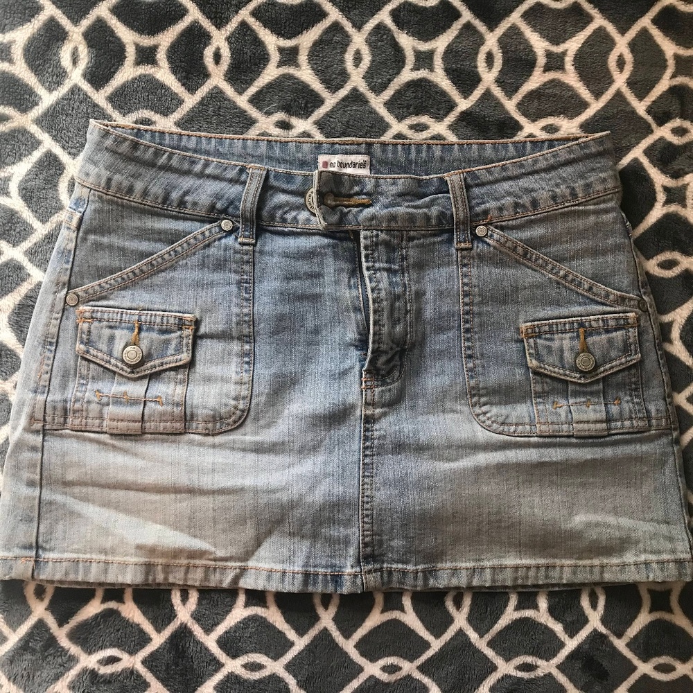 No Boundaries Denim Skirt Juniors Size 9